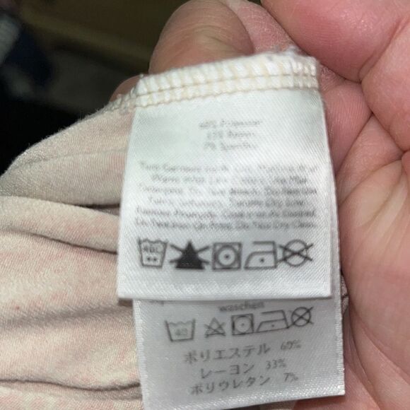 Eddie Bauer - coral and white strapless dress - XL - Picture 4 of 4